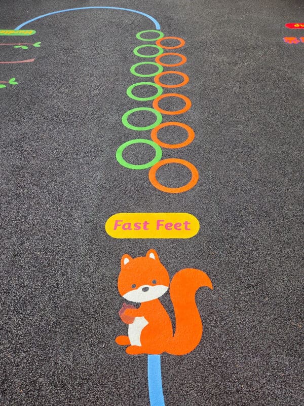 Adventure-Fast-Feet-Station-Playground-Marking-2
