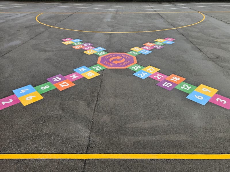 Times-Table-Hopscotch-300mm-Playground-Marking