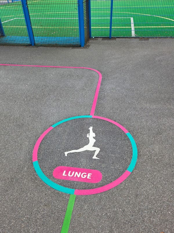 Tarvin-Primary-School-Lunge-Outline-Active-Spot-Playground-Marking
