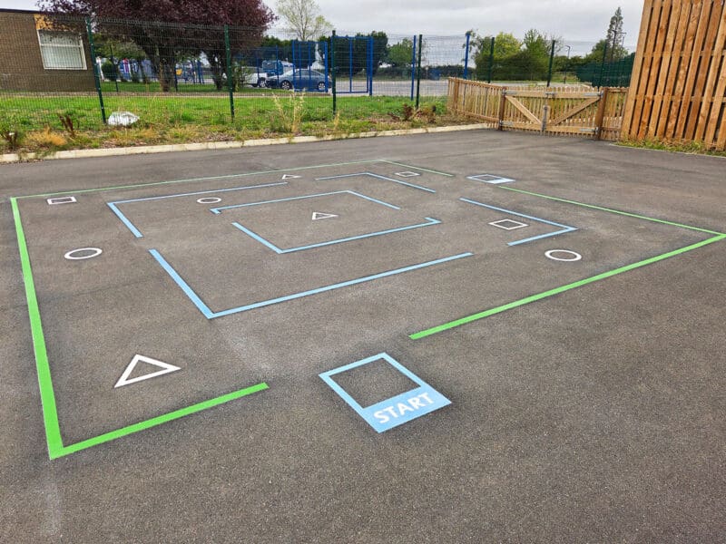 Two-Bridges-Academy-Custom-Maze-Playground-Marking