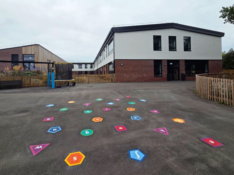 Two-Bridges-Academy-Shapes-a-z-Lowercase-Playground-Marking