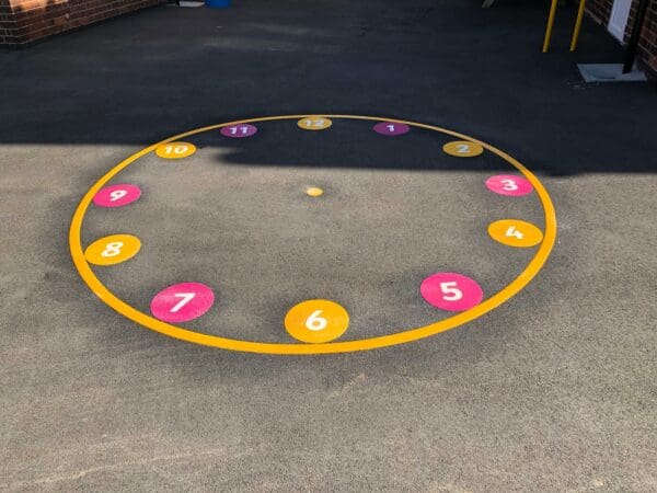 12-Hour-Clock-Playground-Marking