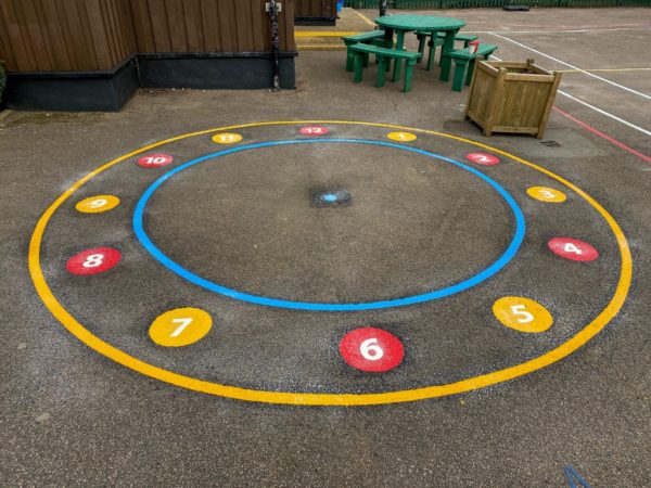 12-Hour-Clock-Playground-Marking