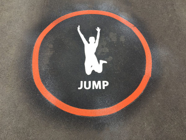 Jump Active Spot Outline Playground Marking