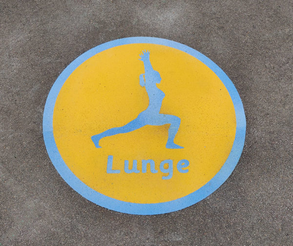 Lunge Active Spot Solid Playground Marking