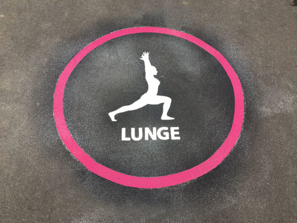 Lunge Active Spot Outline Playground Marking