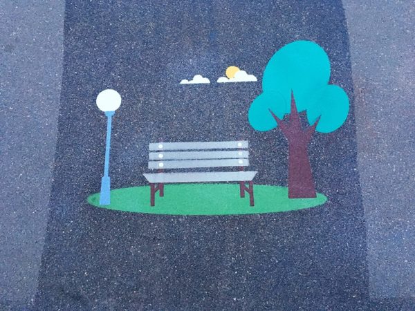 Roadway Park Playground Marking