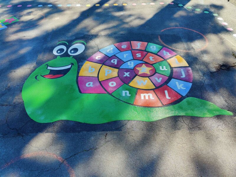 A-Z-Snail-Playground-Marking