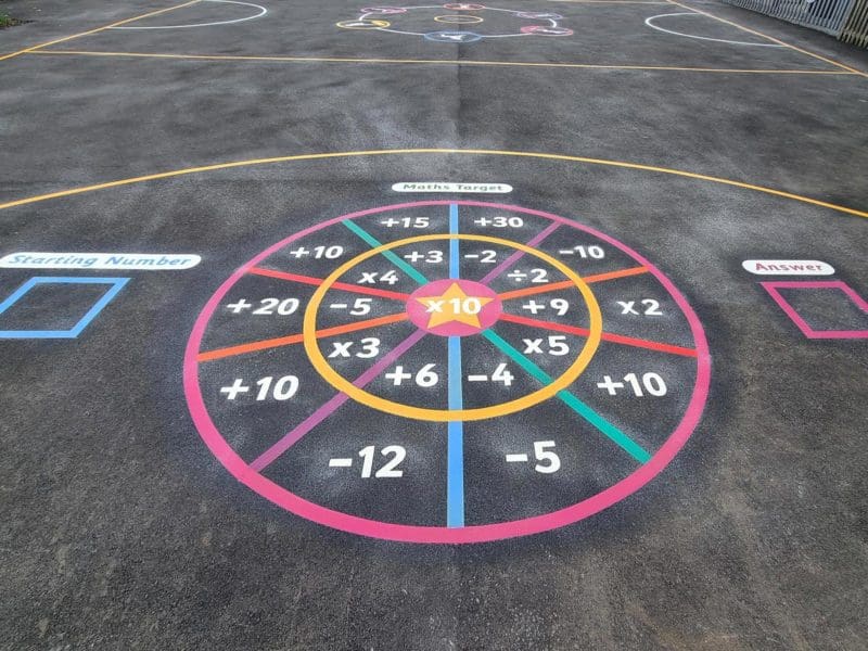 All-Saints-Primary-School-Maths-Target-Playground-Marking