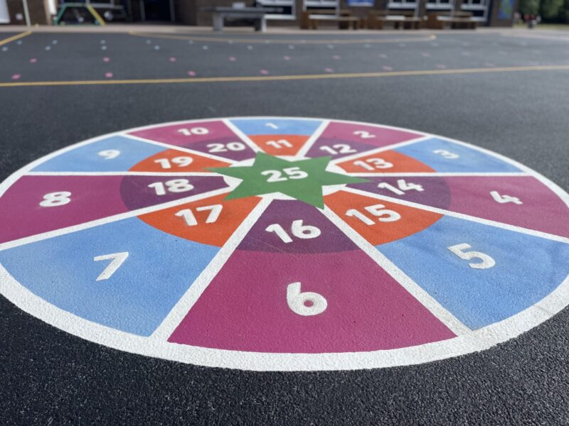 Alverstoke-CofE-Junior-School-1-25-Target-Playground-Marking