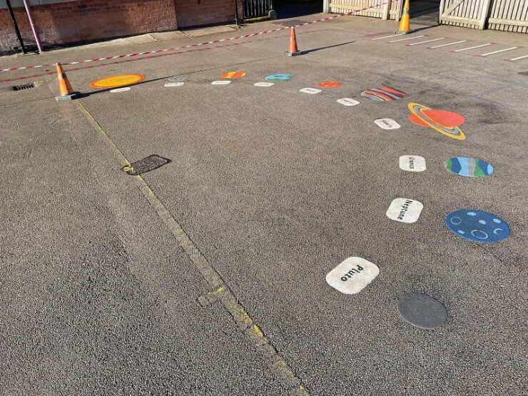 Brownlow-Primary-Solar-System-Playground-Markings