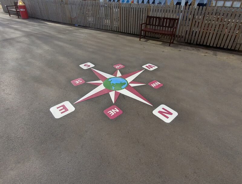 Compass-Globe-Playground-Marking