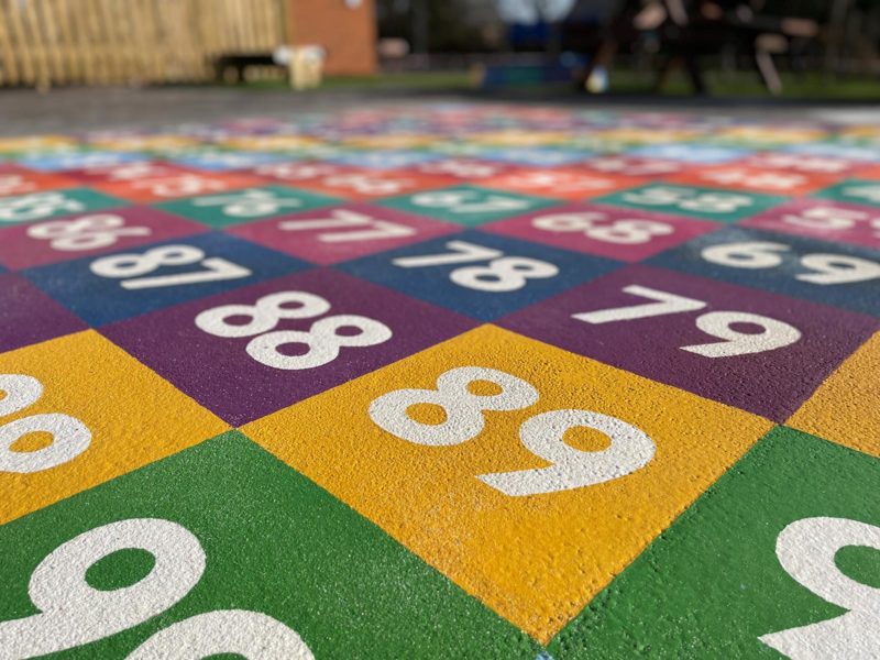 Cornerstone-Primary-School-Number-Grid-Solid-Playground-Marking-3