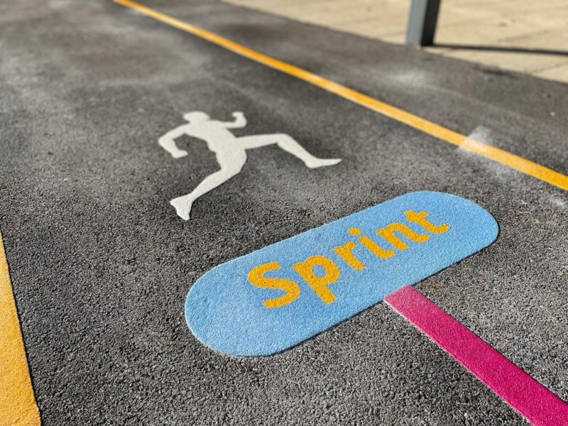 Cornerstone-Primary-School-Sprint-Station-Playground-Marking