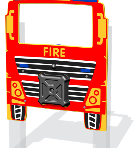 Fire Engine Play Panel Front View