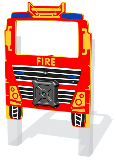 Fire Engine Play Panel Front View