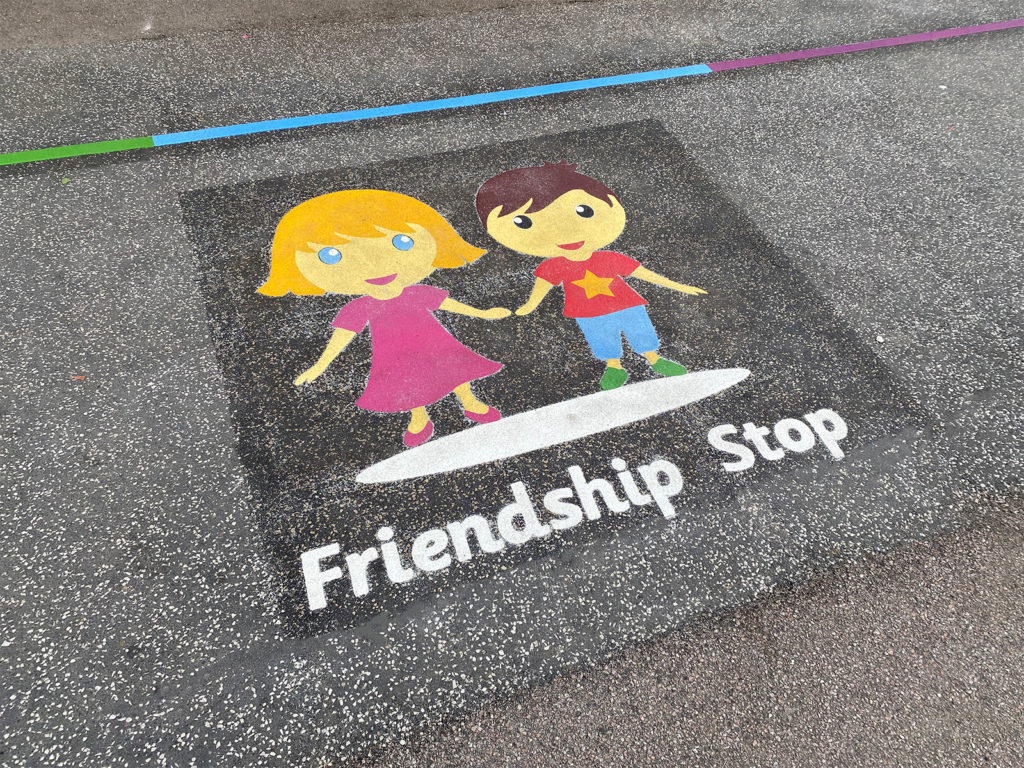 Firfield-Primary-School-Friendship-Stop-Playground-Marking