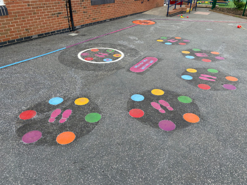 Firfield-Primary-School-Mirror-Me-Playground-Marking