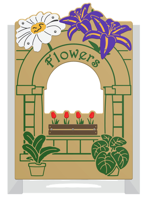 Flower Shop Play Panel