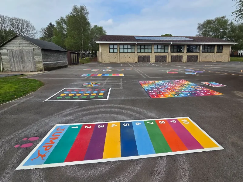 Foxmoor-Primary-School-Playground-Markings