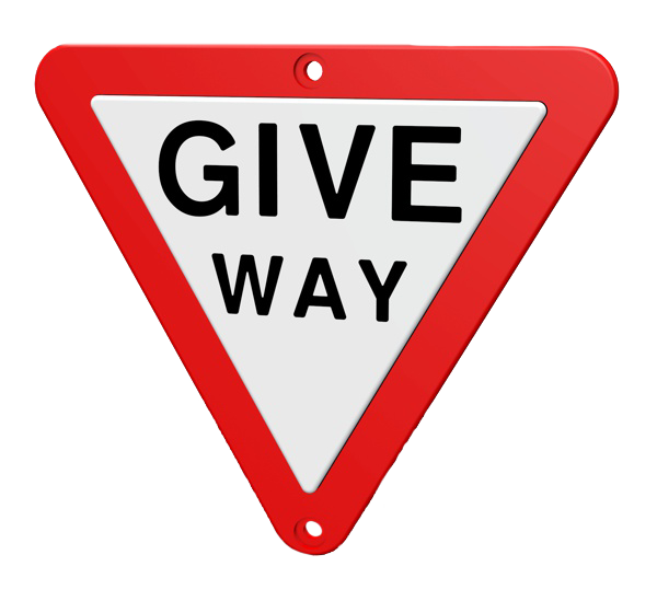 Give Way Street Sign Play Panel