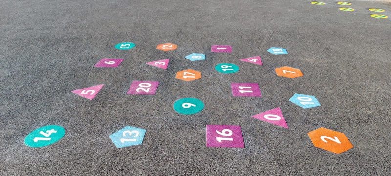 Hadley-Wood-Primary-Number-Shapes-Playground-Marking