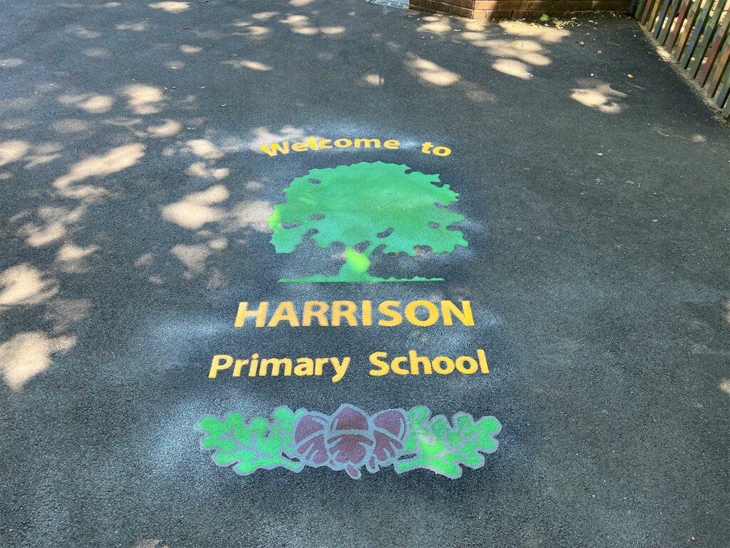 Harrison-Primary-School-Logo-Playground-Marking (1)