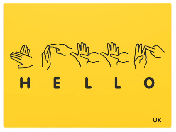 Hello Sign Language Play Panel