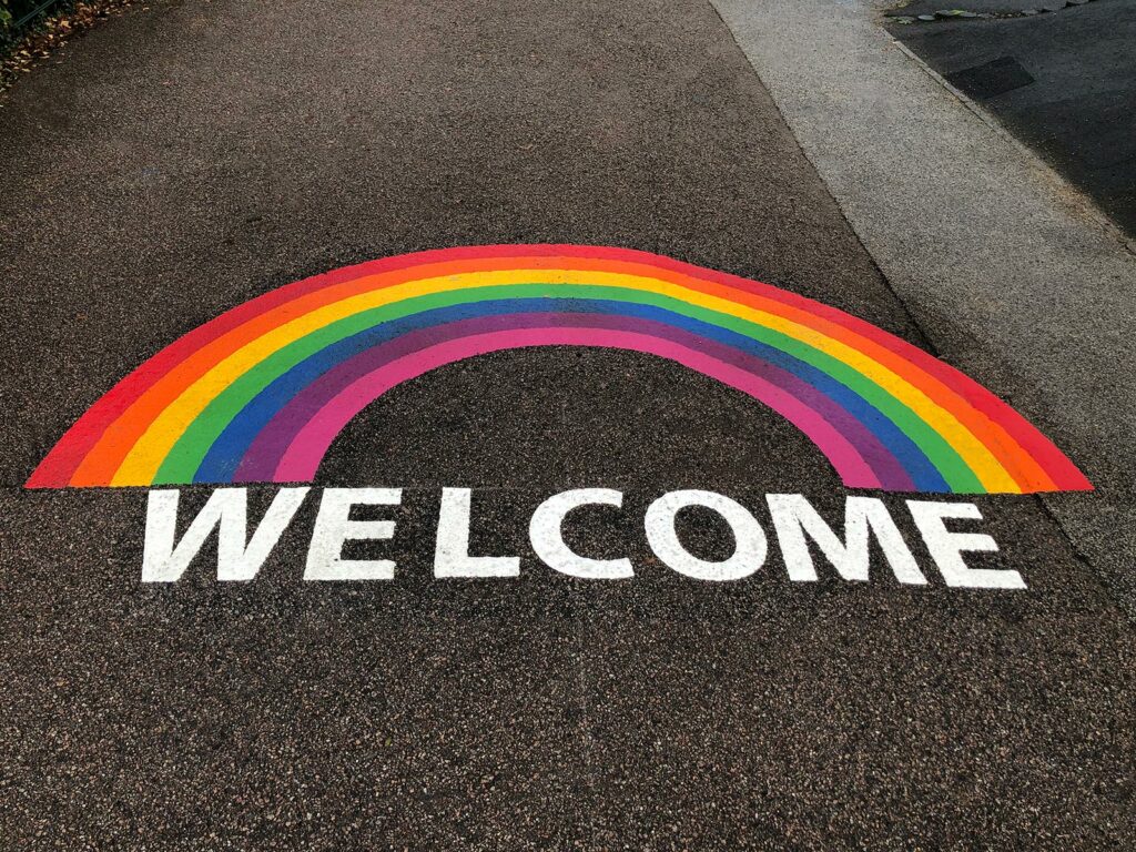 Isleham-C-of-E-Custom-Rainbow-Playground-Marking