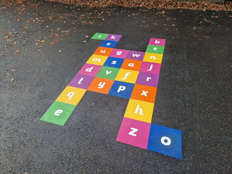 Loddon-Infants-Pentagon-Alphabet-Jump-Playground-Marking-Small