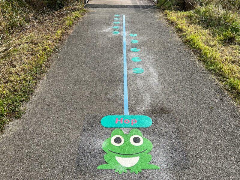 London-Wetland-Centre-Frog-Hop-Station-Playground-Marking