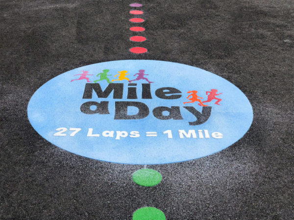Playground Marking Mile a Day Logo