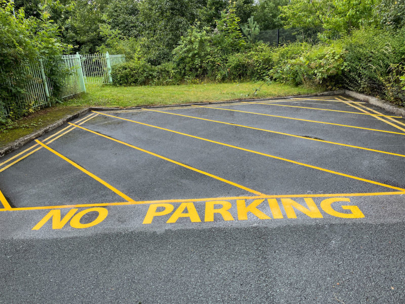 No-Parking-Playground-Marking