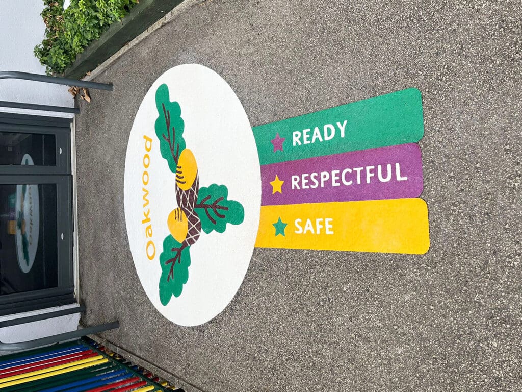 Oakwood-Infant-and-Nursery-School-Logo-Playground-Marking-Landscape