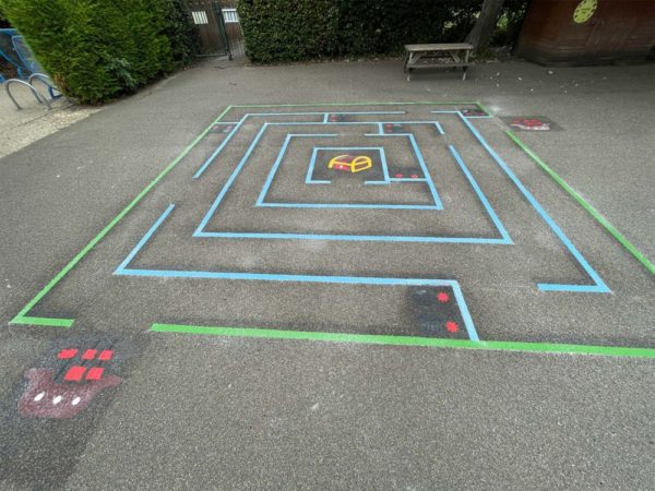 Pirate-Maze-Playground-Marking