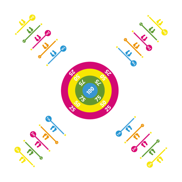 Playground-Marking-4-Way-Solid-Target