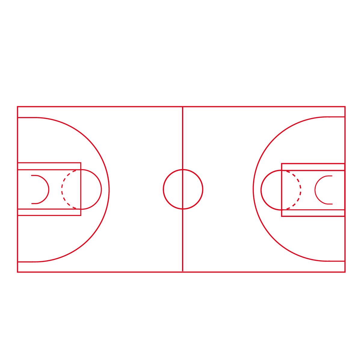 Basketball Court Playground Marking - Sports Markings