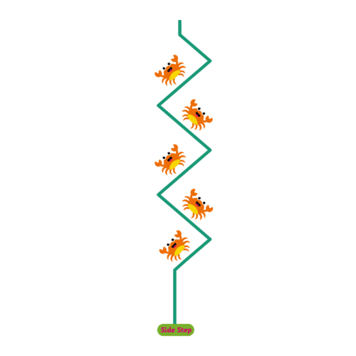 Playground-Marking-Crab-Side-Step-Station