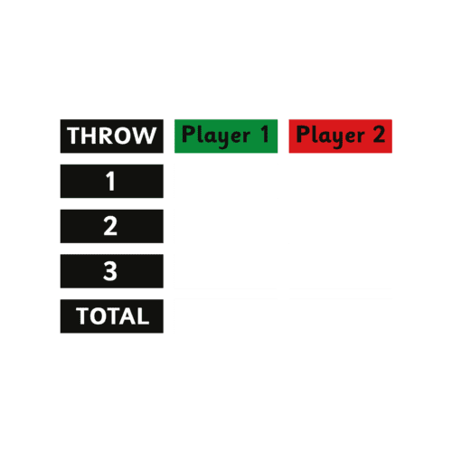 Playground-Marking-Dartboard-Score-Table
