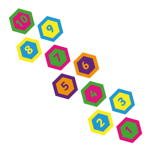 Playground-Marking-Hexagon-Twin-Hopscotch-300mm