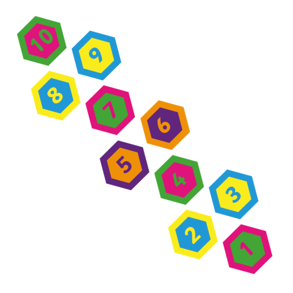Playground-Marking-Hexagon-Twin-Hopscotch-400mm