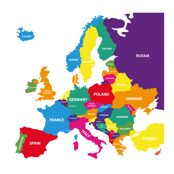 Playground Marking Map of Europe