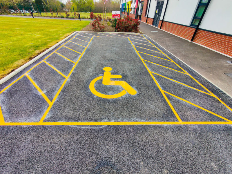 Pound-Hill-Junior-School-Accessible-Bay-Playground-Marking