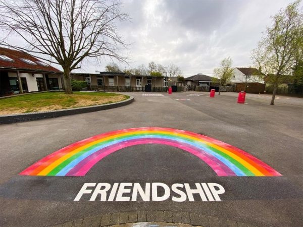 Rayne-Primary-School-Friendship-Rainbow-Playground-Marking