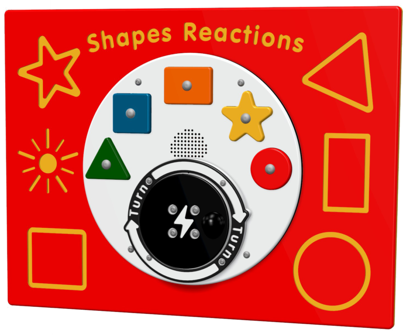 Shapes Reactions Play Panel