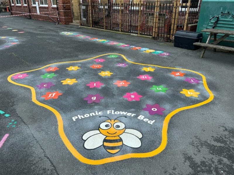 Small-Phonics-Flower-Bed-Playground-Marking