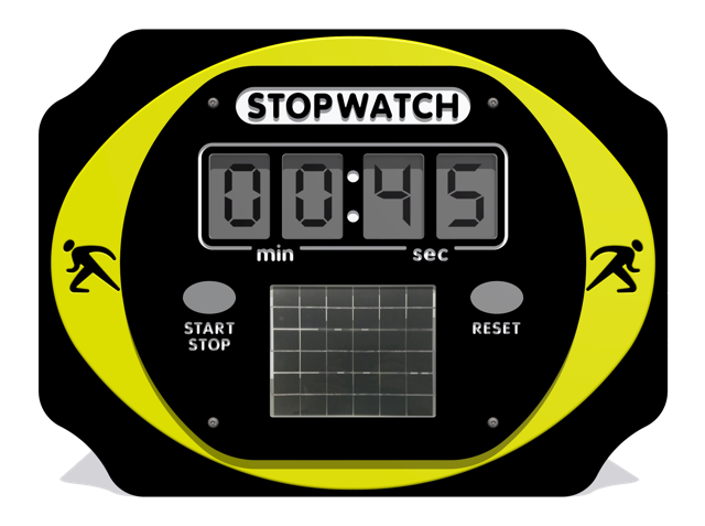 Solar Stopwatch Play Panel