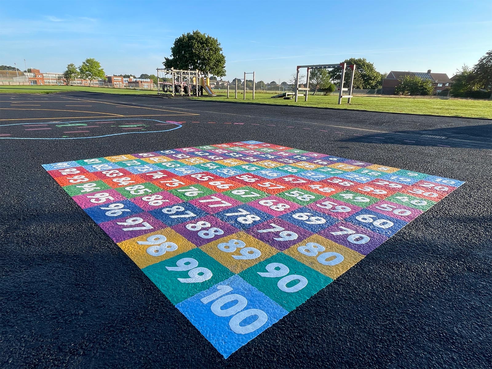 Somerford-Primary-School-Solid-Number-Grid-Playground-Marking-3