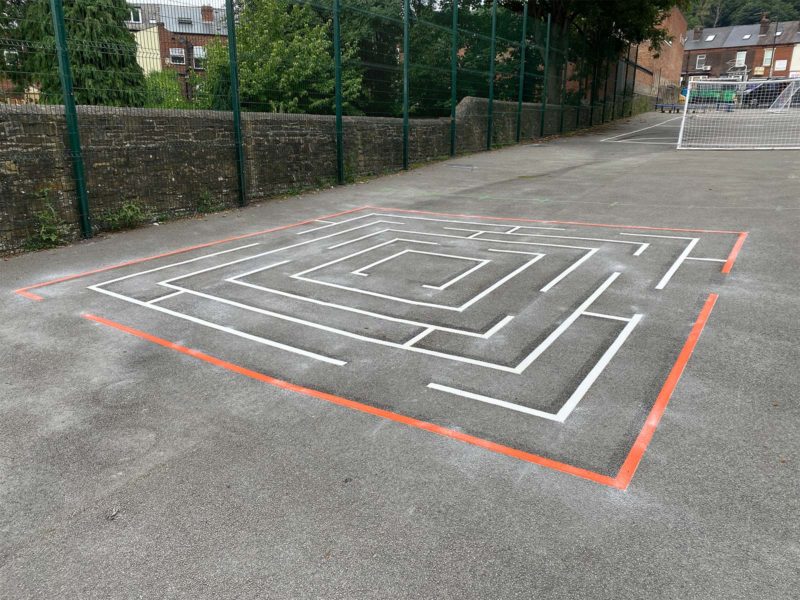 Square-Maze-Playground-Marking