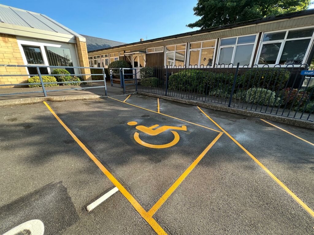 St-Philips-Primary-Disabled-Bay-Car-Park-Markings